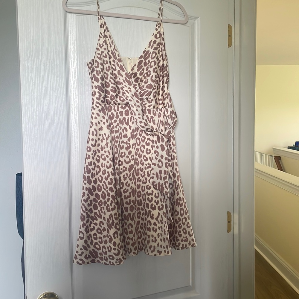 Cheetah print dress